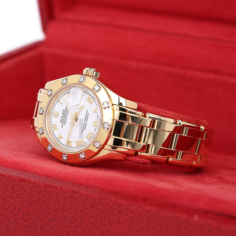 미스코코,롤렉스 펄마스터 다이아몬드 옐로우골드 ROLEX 80318