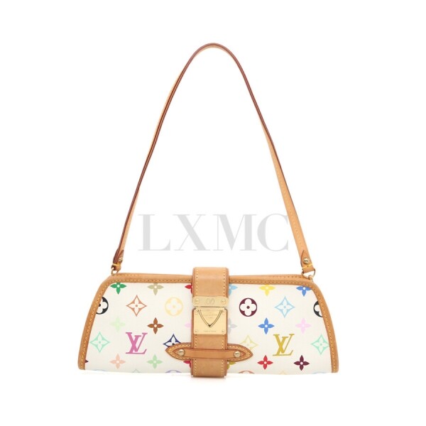 미스코코,루이비통 멀티화이트 셜리 설리 포쉐트 클러치 M40049