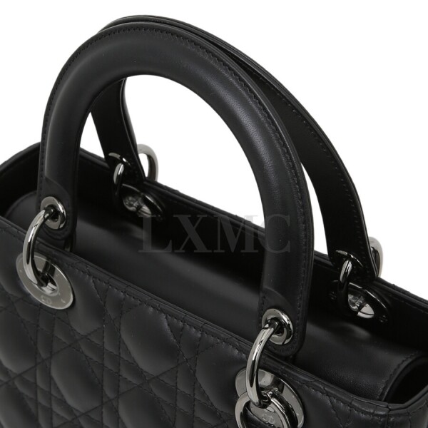 미스코코,디올 레이디 디올 블랙 까나쥬 토트백 LADY DIOR
