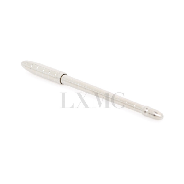 미스코코,루이비통 스틸 아젠다 볼펜 N75004 은장 퀼팅 미니펜 PEN