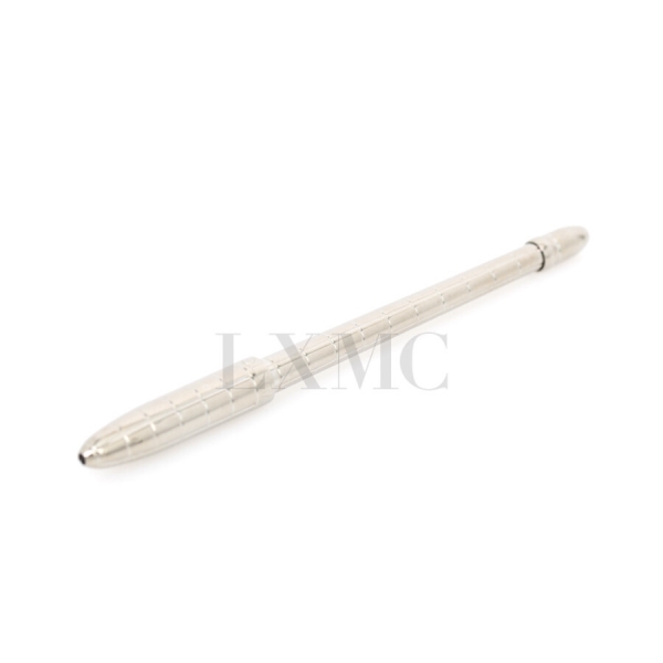미스코코,루이비통 스틸 아젠다 볼펜 N75004 은장 퀼팅 미니펜 PEN