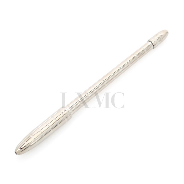 미스코코,루이비통 스틸 아젠다 볼펜 N75004 은장 퀼팅 미니펜 PEN