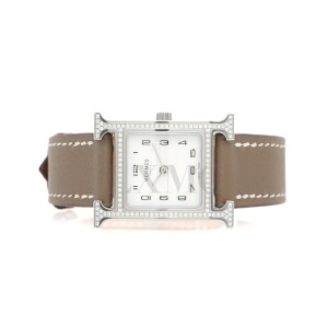 에르메스 다이아 시계 HH1.235 Heure H 워치 스몰 25mm 에토프 에르워치